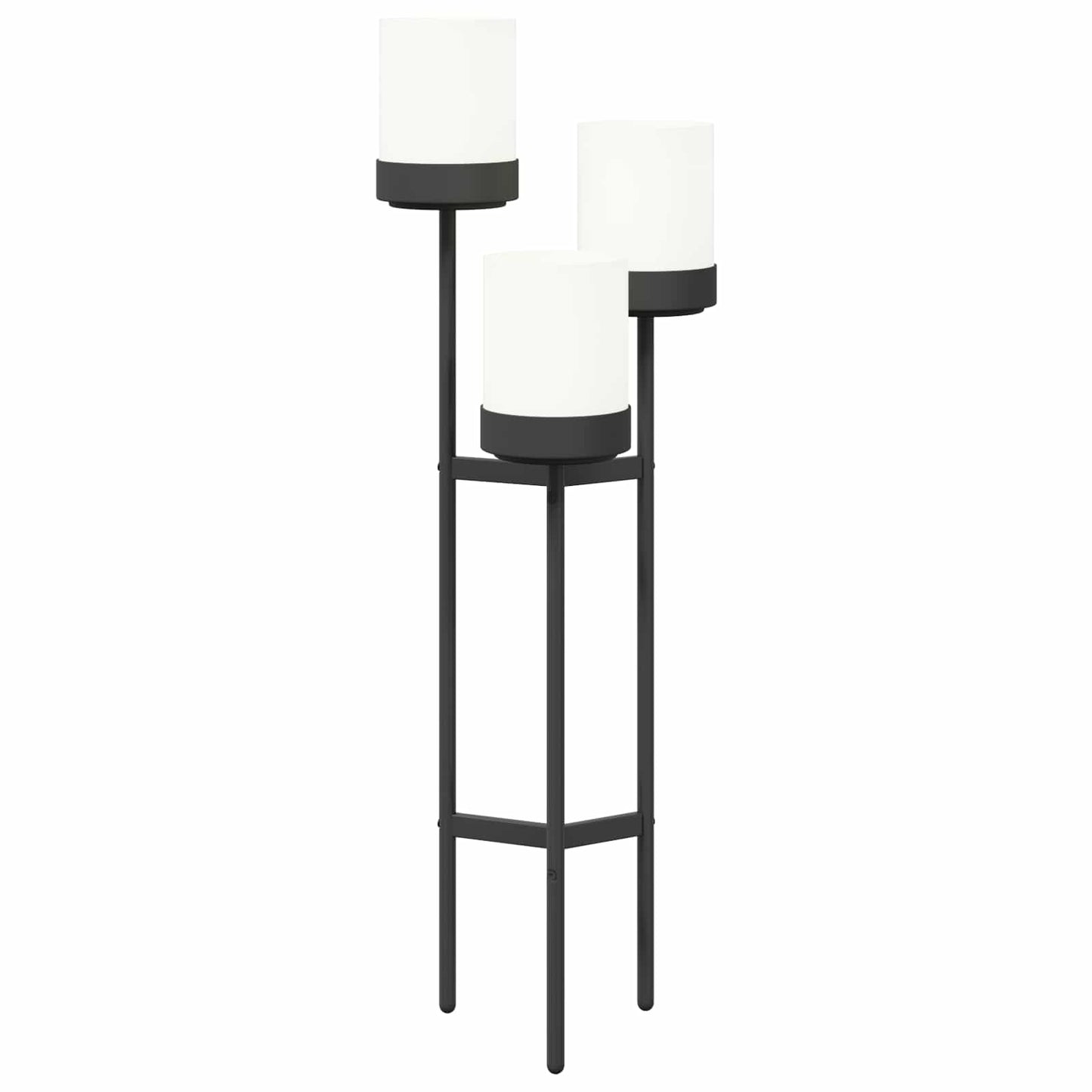 vidaXL Βάση Λουλουδιών Λευκό 42 x 39,5 x 125 εκ