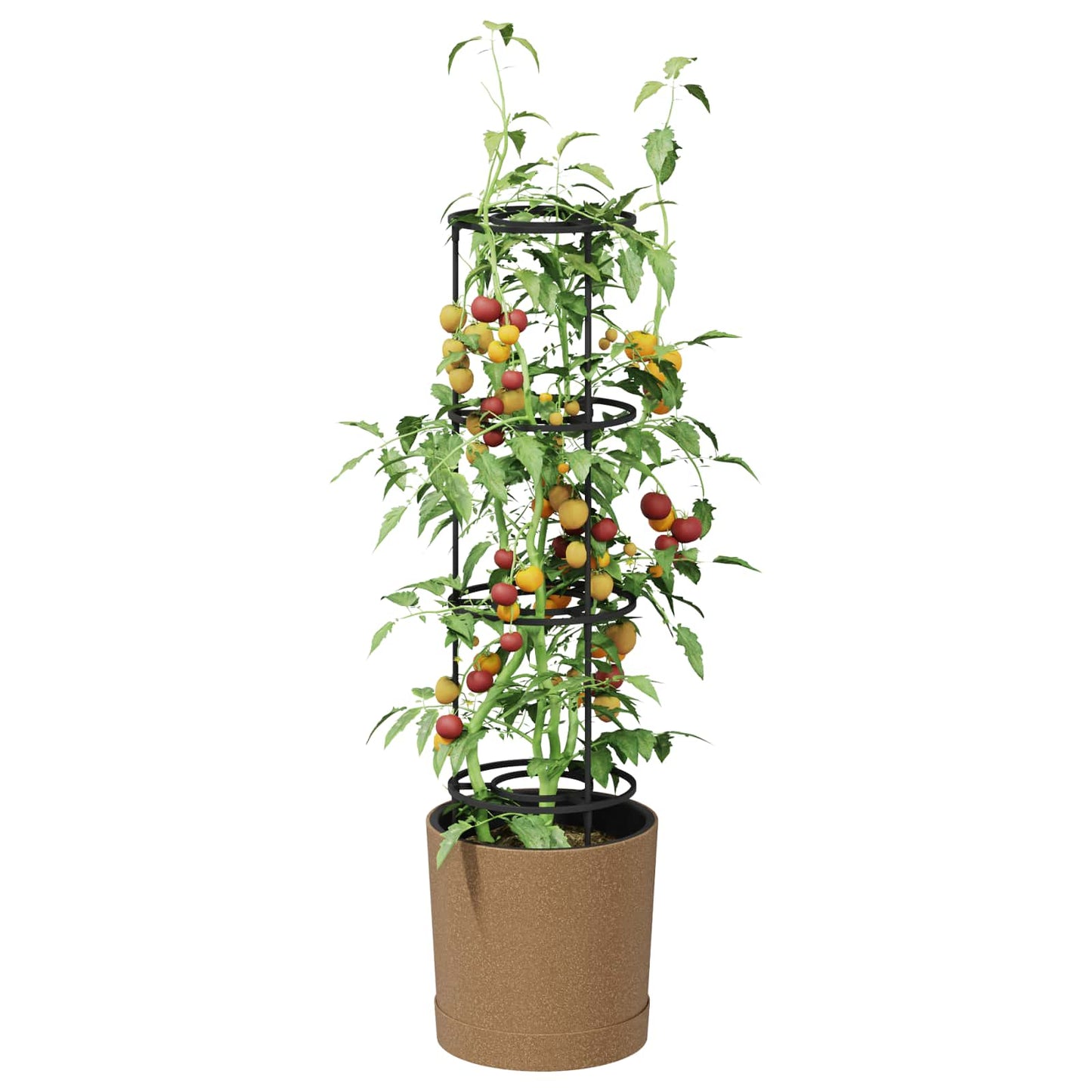 vidaXL Φυτωριούχος Ντομάτας Naturo ECO Ø 29 x 106 εκ. WPC