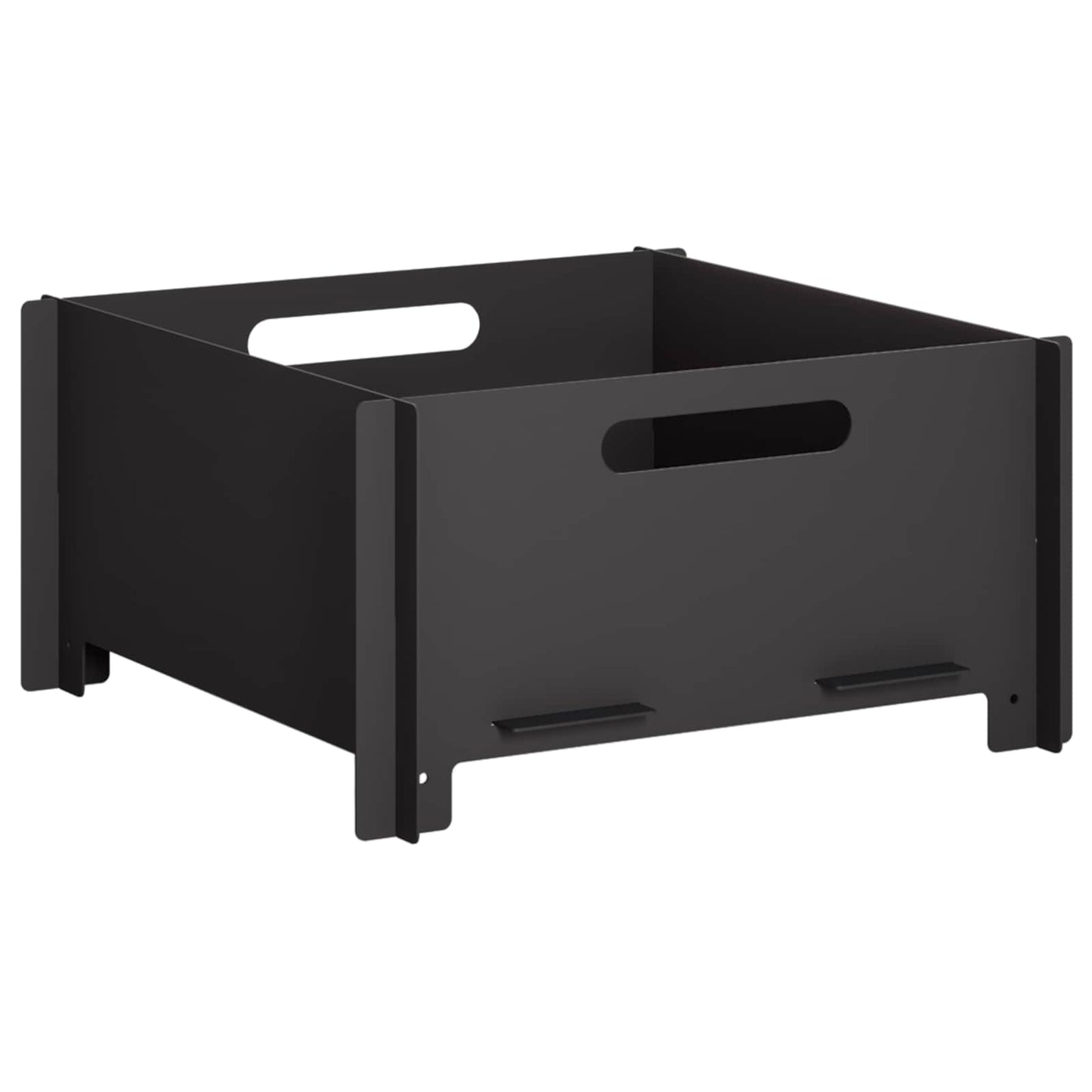 vidaXL Φωτιά Μαύρο 40 x 40 x 20 cm Ατσάλι