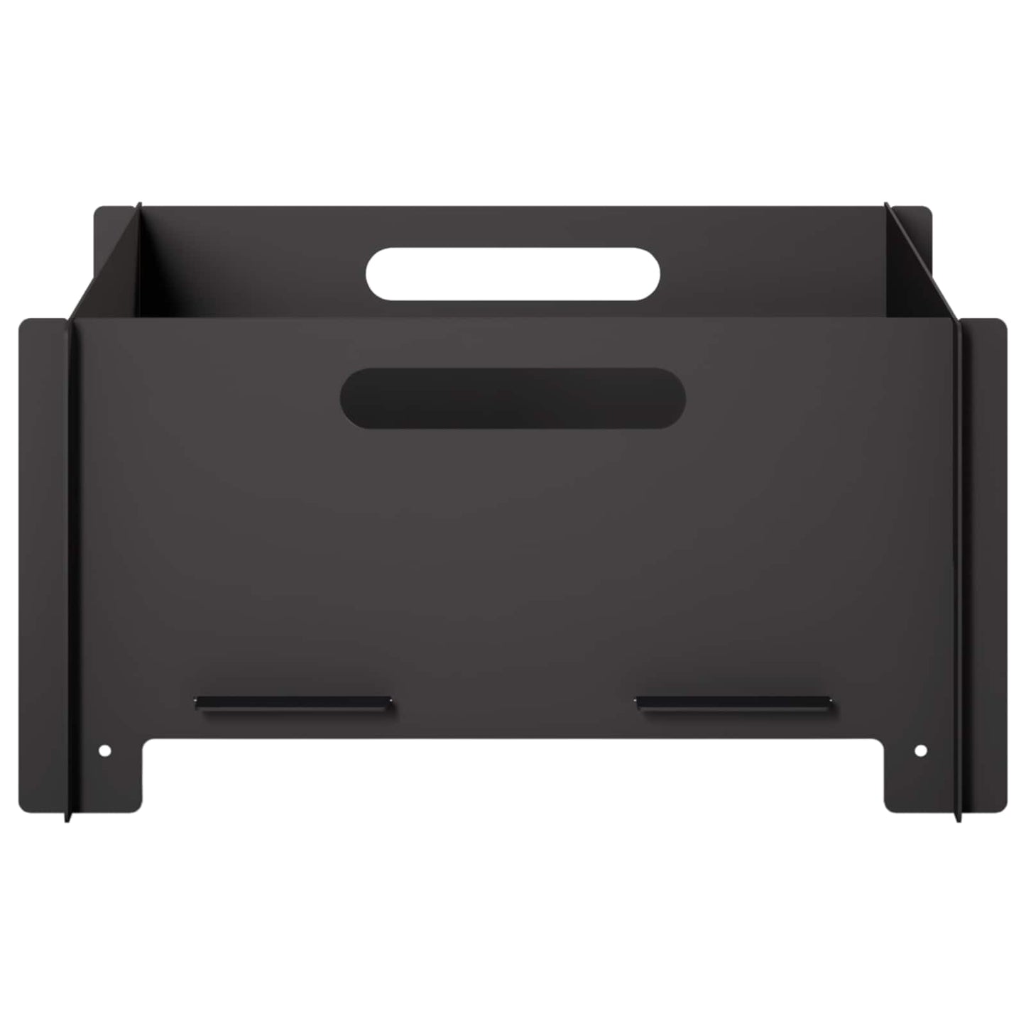vidaXL Φωτιά Μαύρο 40 x 40 x 20 cm Ατσάλι