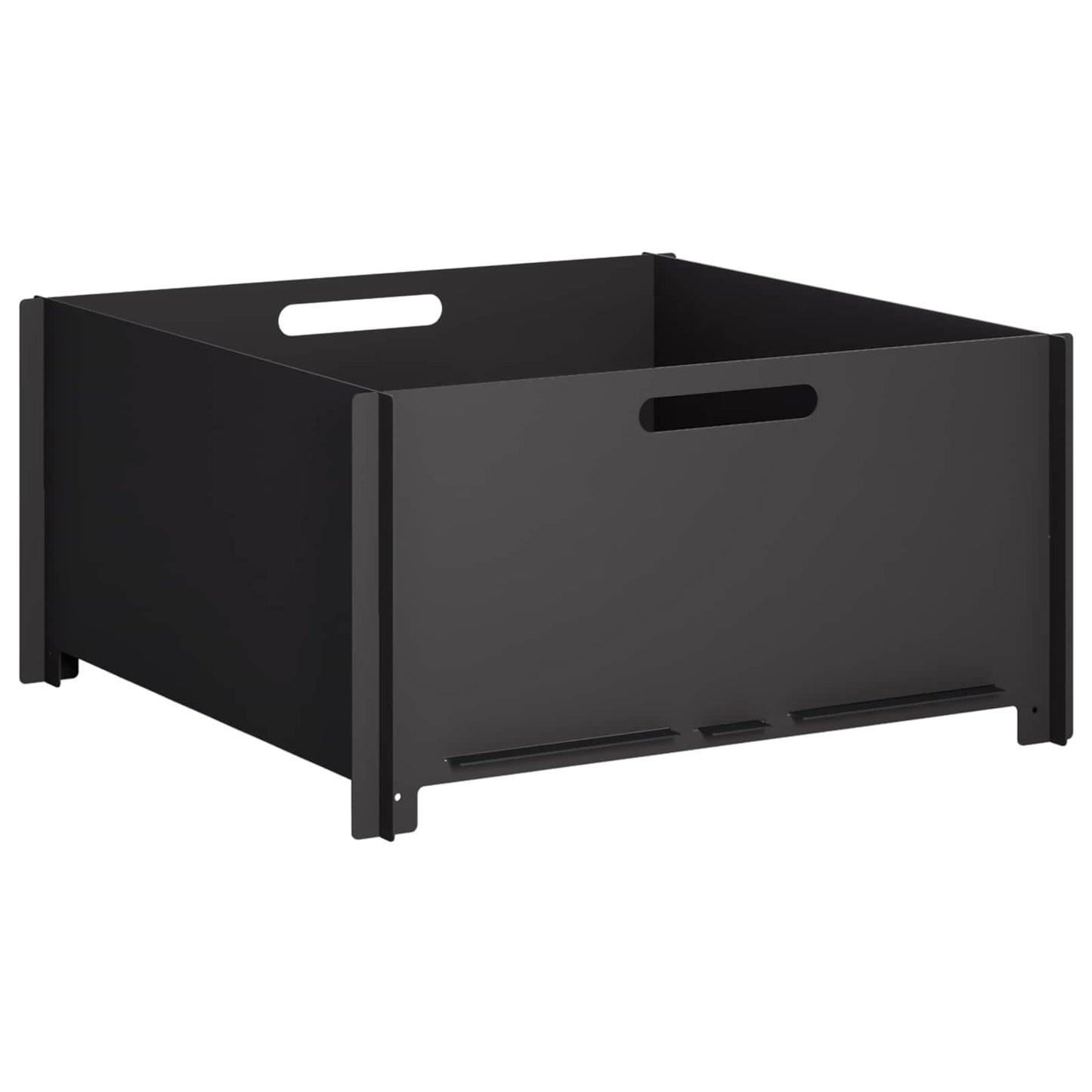 vidaXL Φωτιά Μαύρο 60 x 60 x 30 cm Ατσάλι