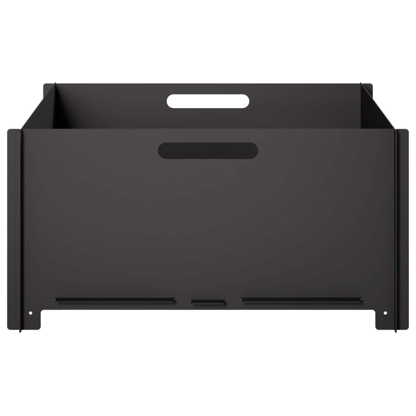 vidaXL Φωτιά Μαύρο 60 x 60 x 30 cm Ατσάλι