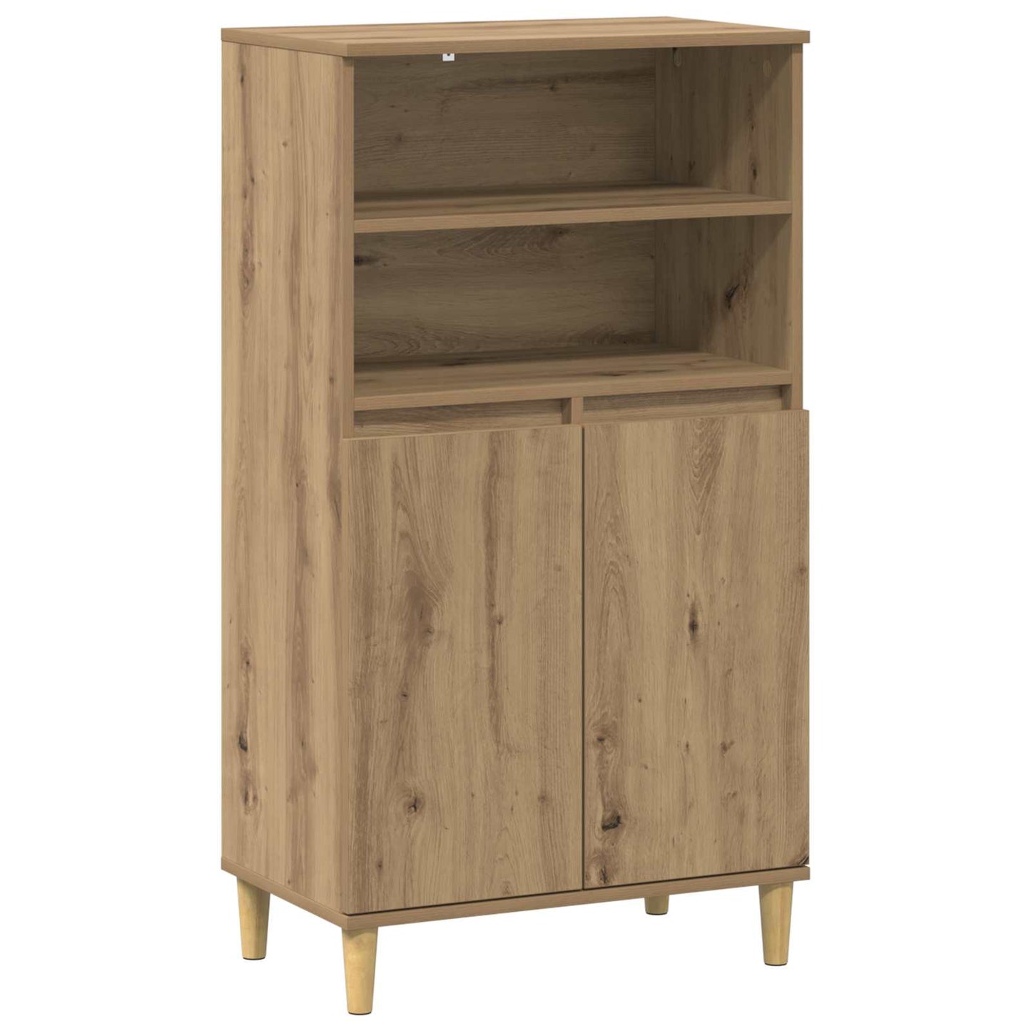 vidaXL Highboard Artisan Δρυς 60 x 36 x 110 εκ. Επεξεργασμένο Ξύλο