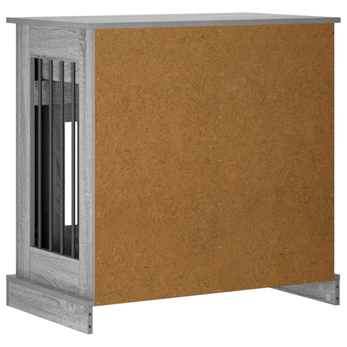vidaXL Έπιπλο για κλουβί σκύλου Γκρι Sonoma 80 x 47,5 x 80 εκ