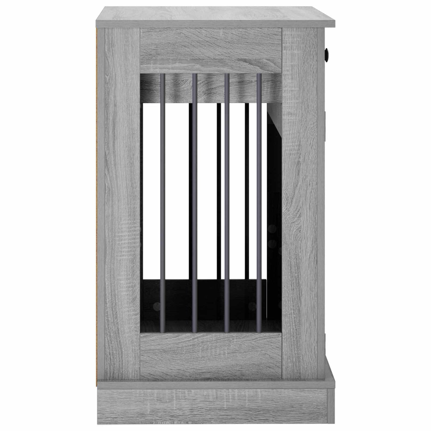 vidaXL Έπιπλο για κλουβί σκύλου Γκρι Sonoma 80 x 47,5 x 80 εκ