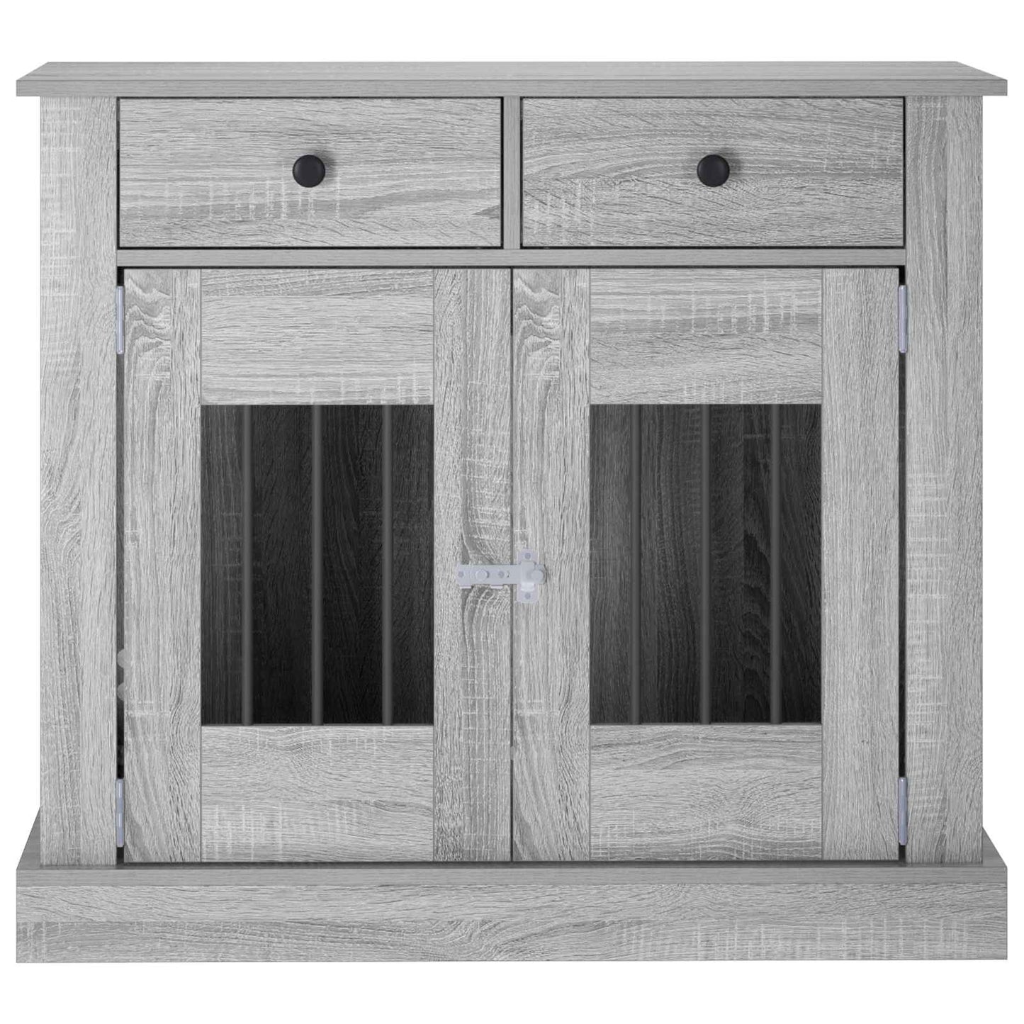 vidaXL Έπιπλο για κλουβί σκύλου Γκρι Sonoma 90 x 47,5 x 80 εκ