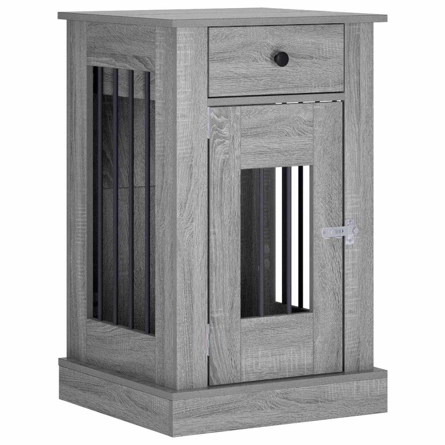 vidaXL Έπιπλο για κλουβί σκύλου Γκρι Sonoma 50 x 47,5 x 80 εκ.