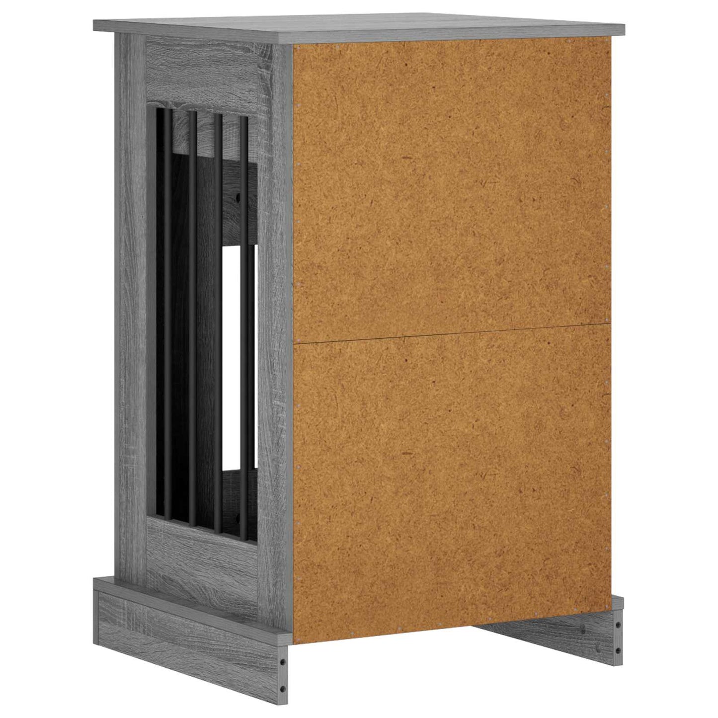 vidaXL Έπιπλο για κλουβί σκύλου Γκρι Sonoma 50 x 47,5 x 80 εκ.