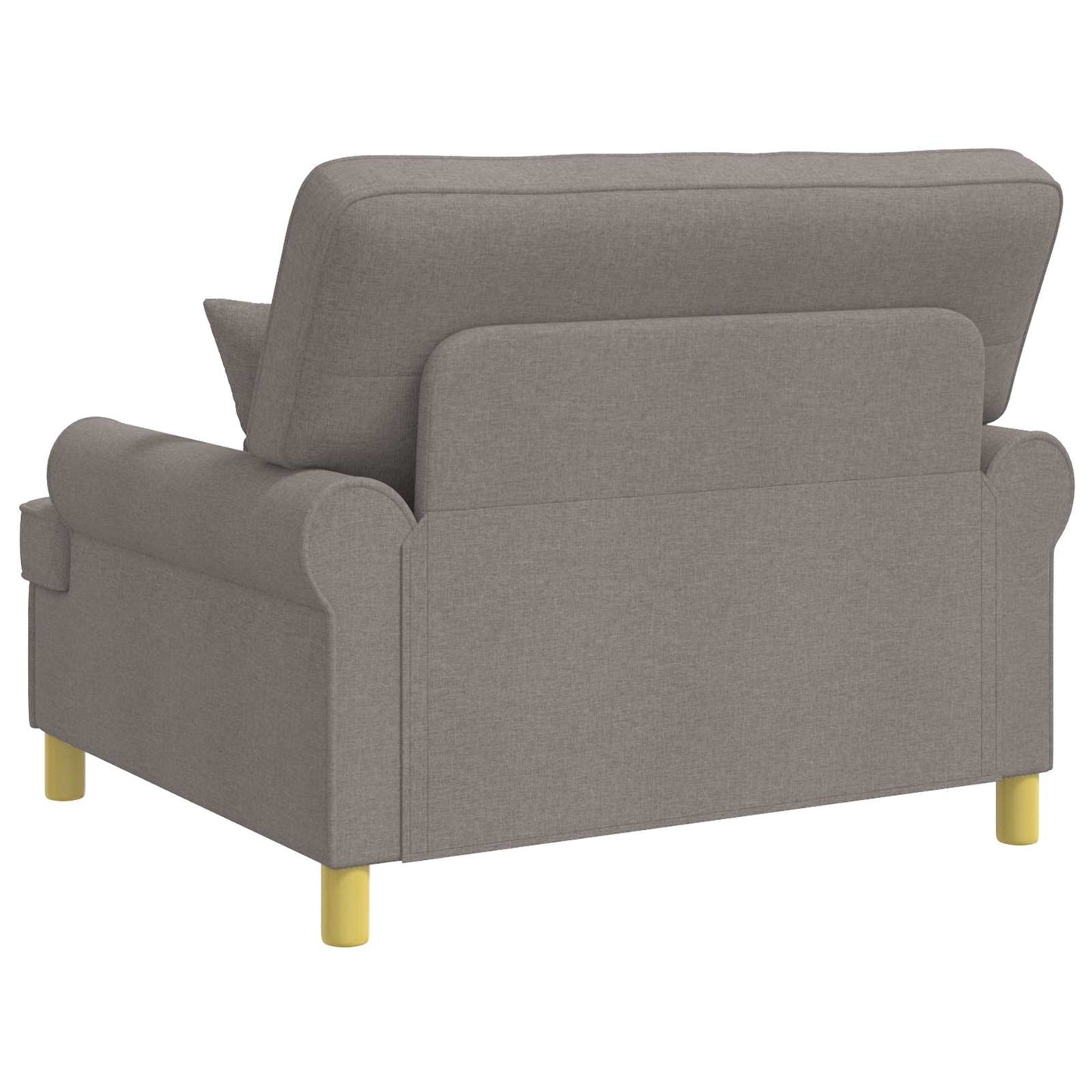 vidaXL Πολυθρόνα XXL με μαξιλάρια Taupe Ύφασμα