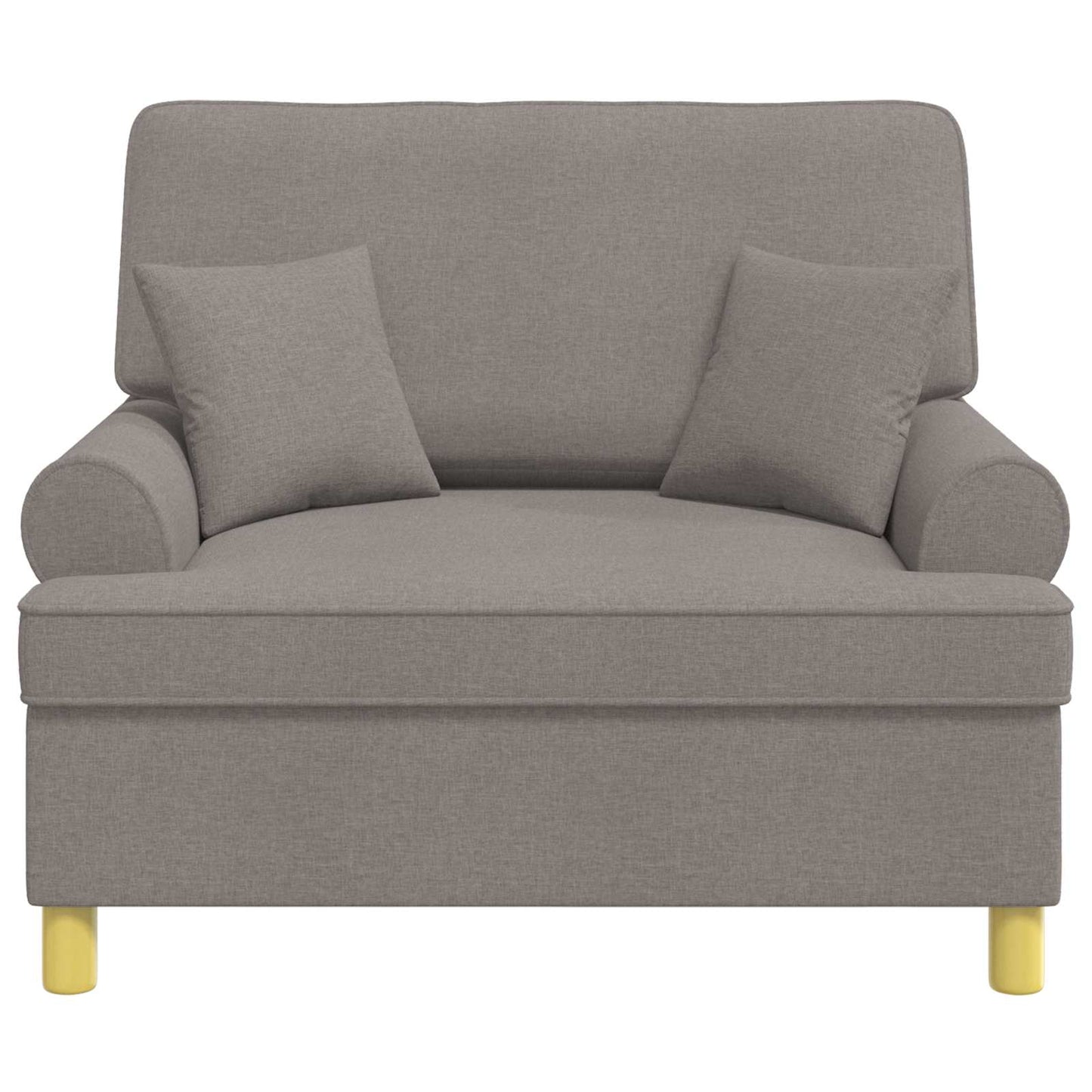 vidaXL Πολυθρόνα XXL με μαξιλάρια Taupe Ύφασμα