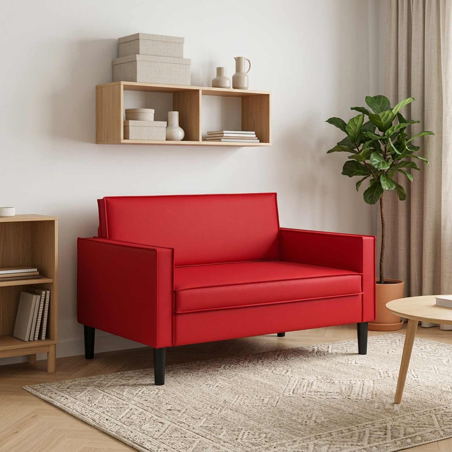 vidaXL Πολυθρόνα XXL Κόκκινο Τεχνητό Δέρμα