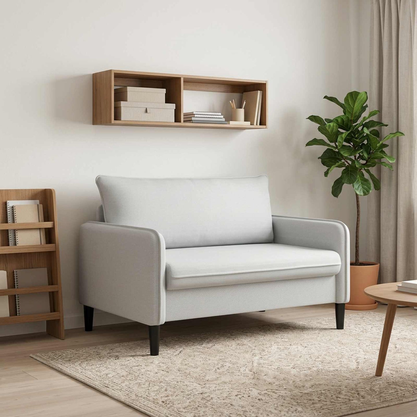 vidaXL XL Πολυθρόνα Ανοιχτό γκρι Βελούδο