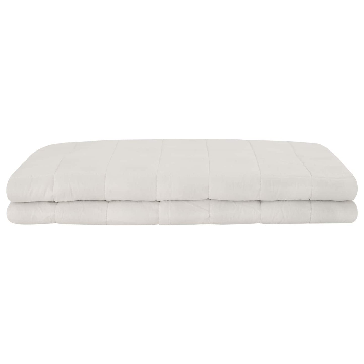 vidaXL Βάρος Κουβέρτα Λευκό 200 x 225 cm 9 kg 100% Βαμβάκι 205T