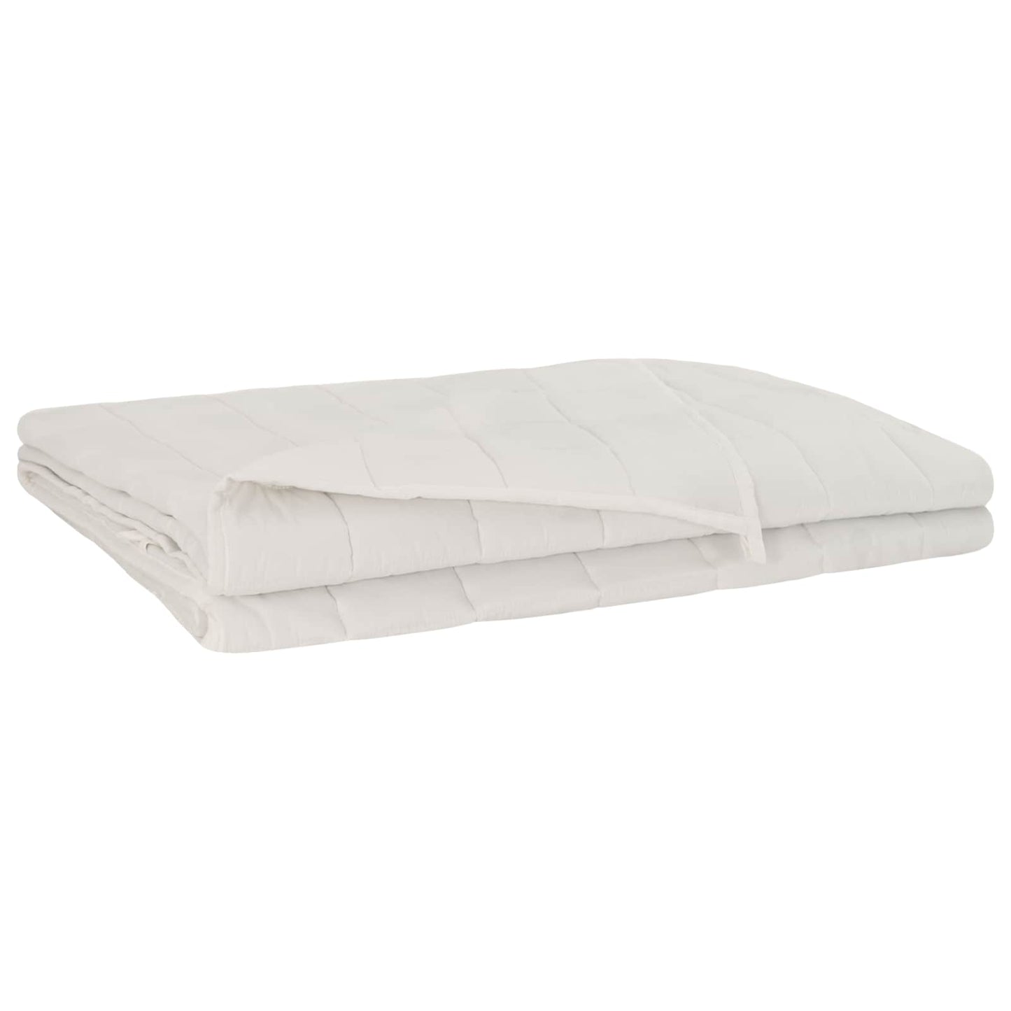vidaXL Βάρος Κουβέρτα Λευκό 235 x 290 cm 15 kg 100% Βαμβάκι 205T
