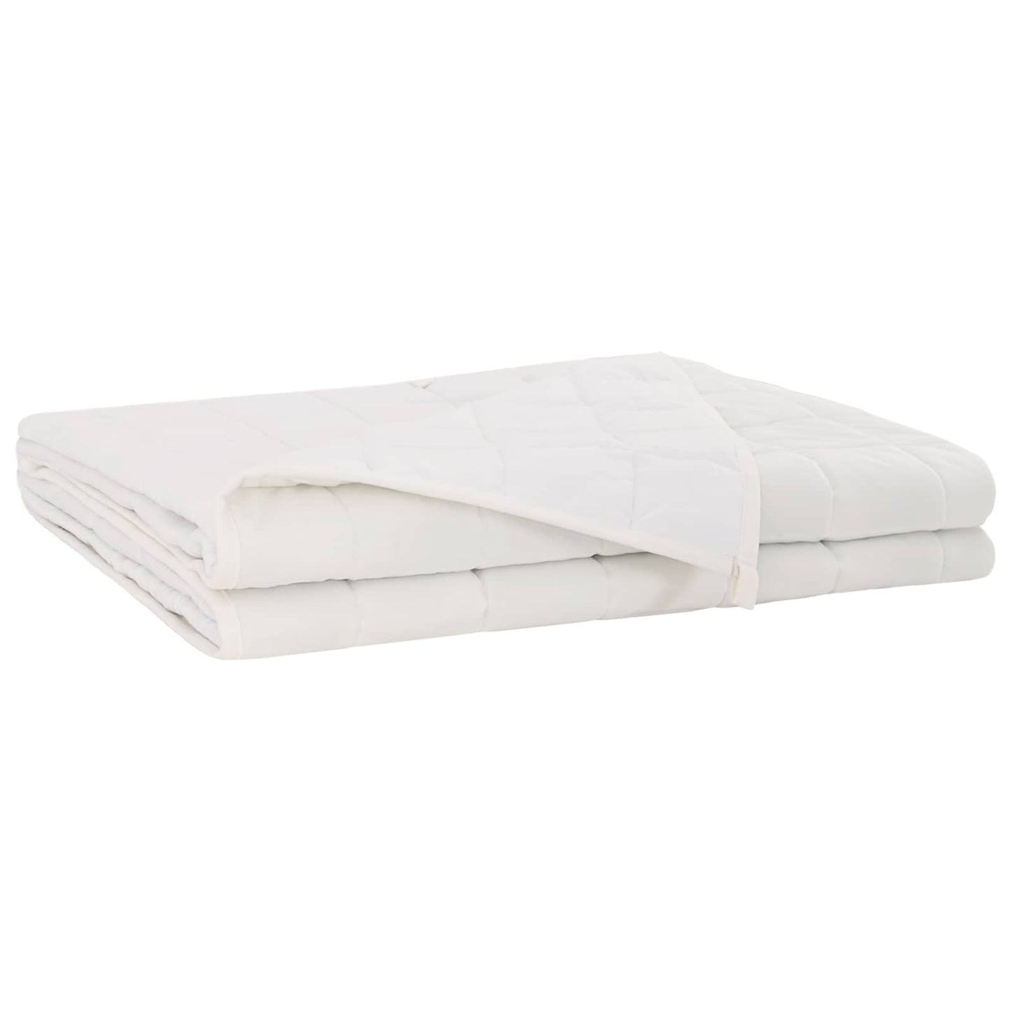 vidaXL Βάρος Κουβέρτα Λευκό 220 x 260 cm 11 kg 100% Βαμβάκι 205T