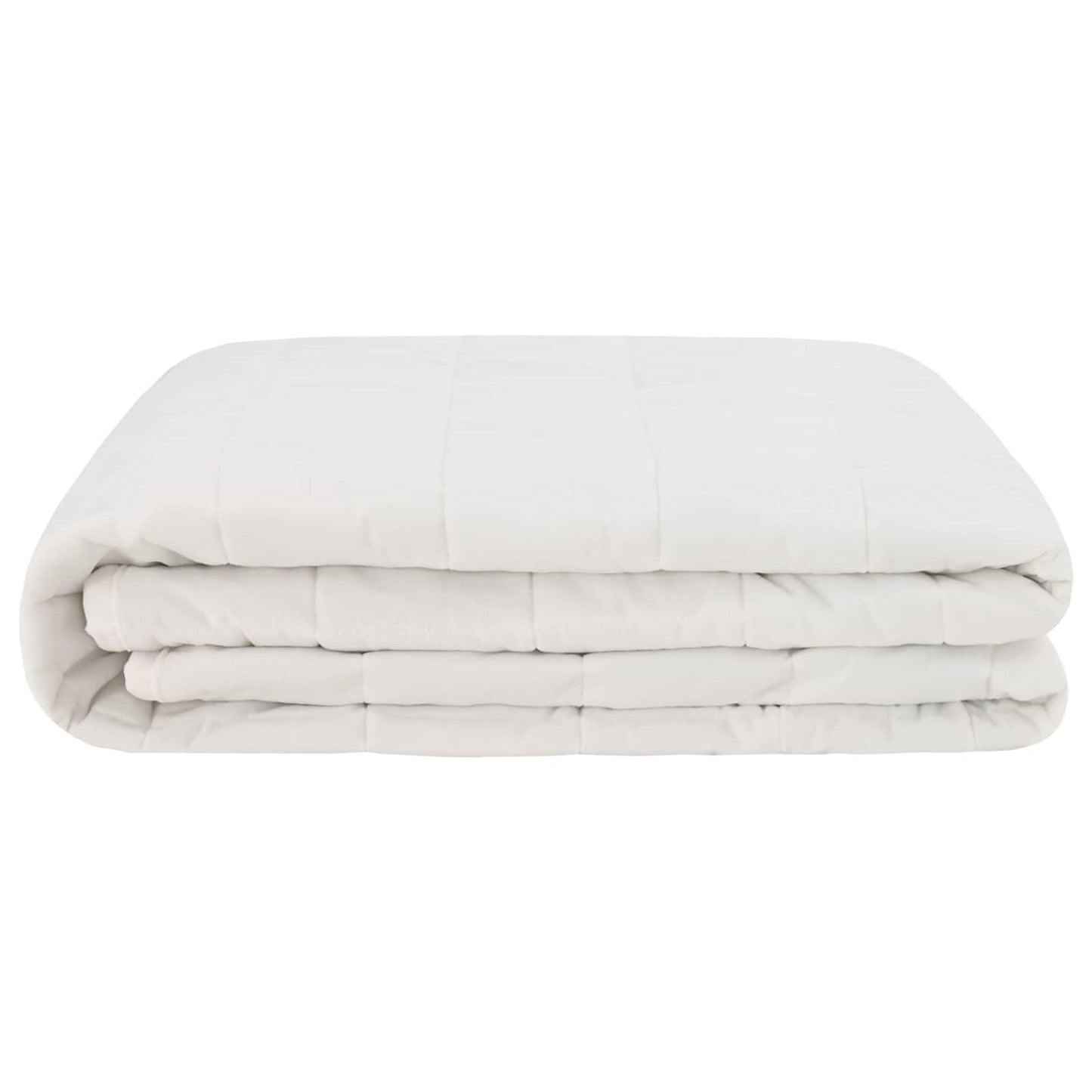 vidaXL Βάρος Κουβέρτα Λευκό 220 x 260 cm 15 kg 100% Βαμβάκι 205T