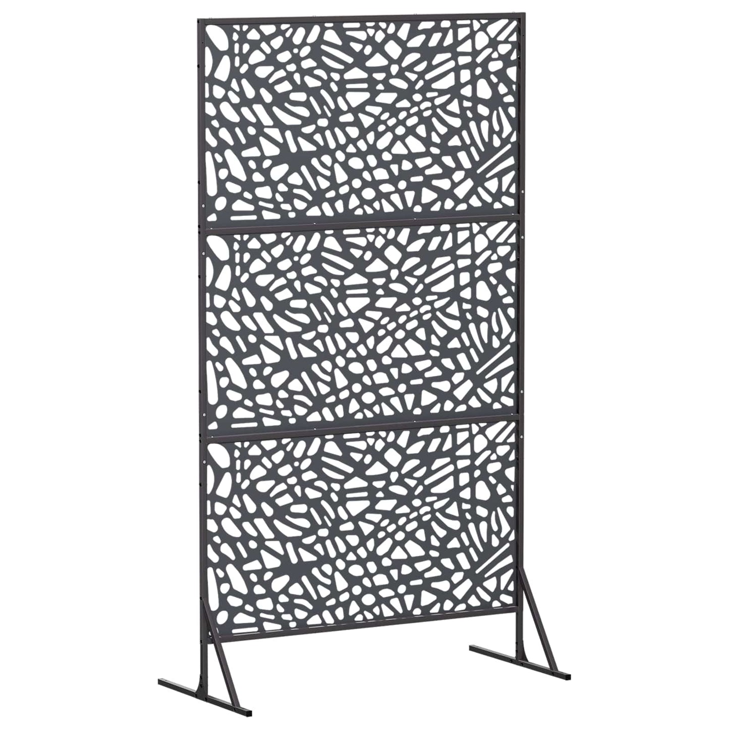vidaXL Οθόνη Ιδιωτικότητας 100 x 50 x 180 εκ. Ατσάλι Ανθρακί
