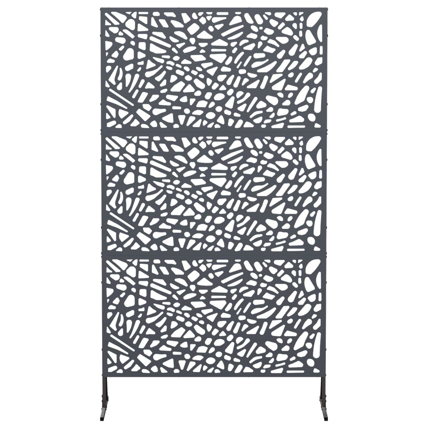 vidaXL Οθόνη Ιδιωτικότητας 100 x 50 x 180 εκ. Ατσάλι Ανθρακί