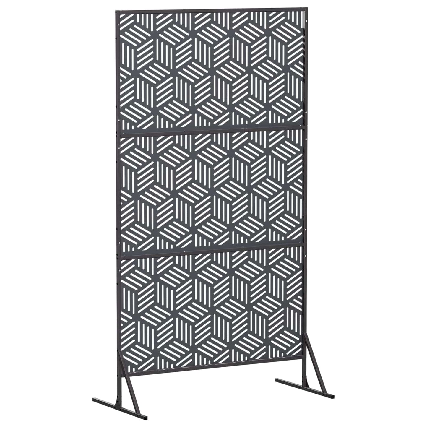 vidaXL Οθόνη Ιδιωτικότητας 100 x 50 x 180 εκ. Ατσάλι Ανθρακί