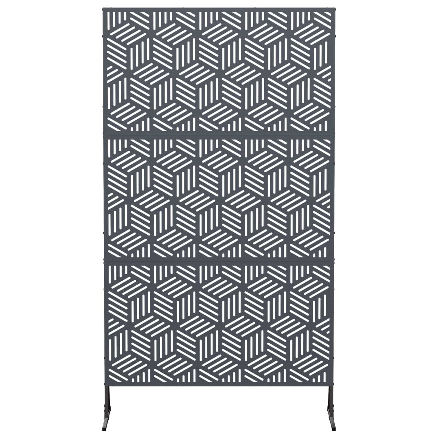 vidaXL Οθόνη Ιδιωτικότητας 100 x 50 x 180 εκ. Ατσάλι Ανθρακί