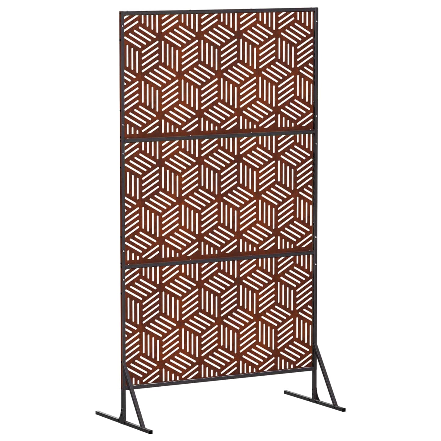 vidaXL Οθόνη Ιδιωτικότητας 100 x 50 x 180 εκ. Σκ rusty