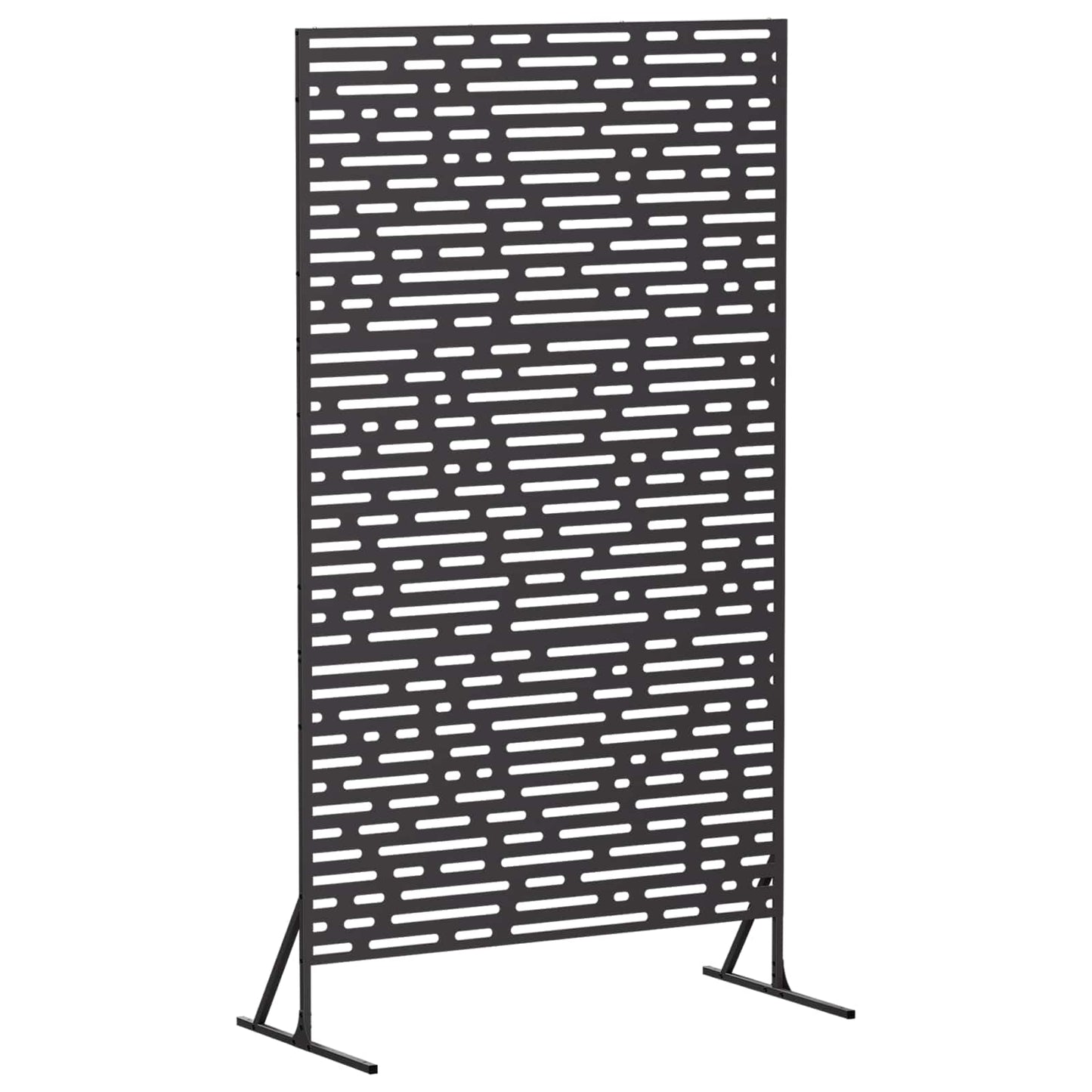 vidaXL Οθόνη Ιδιωτικότητας 100 x 50 x 180 εκ. Ατσάλι Μαύρο