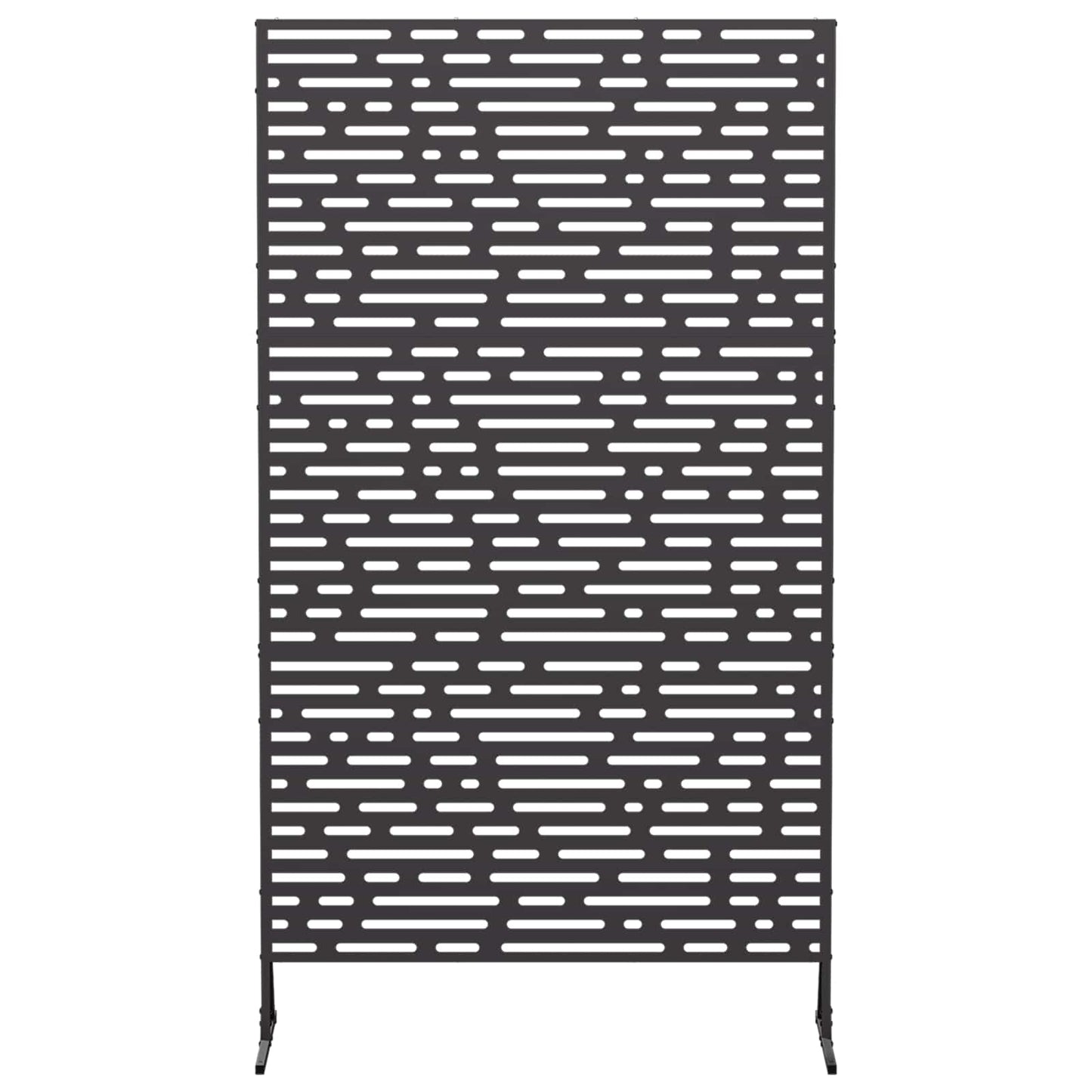 vidaXL Οθόνη Ιδιωτικότητας 100 x 50 x 180 εκ. Ατσάλι Μαύρο