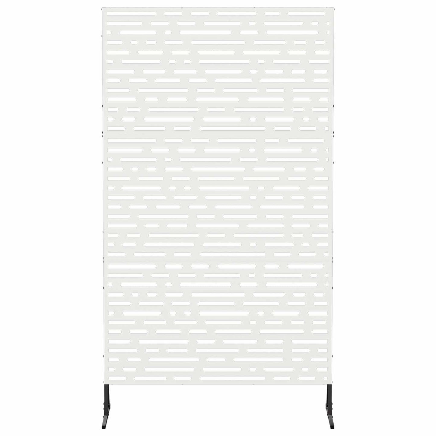 vidaXL Οθόνη Ιδιωτικότητας 100 x 50 x 180 εκ. Ατσάλι Λευκό