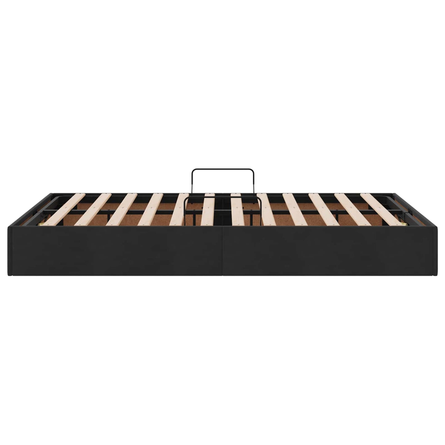 vidaXL Κρεβάτι Οθωμανικού Τύπου Μαύρο 120 x 200 cm Βελούδο