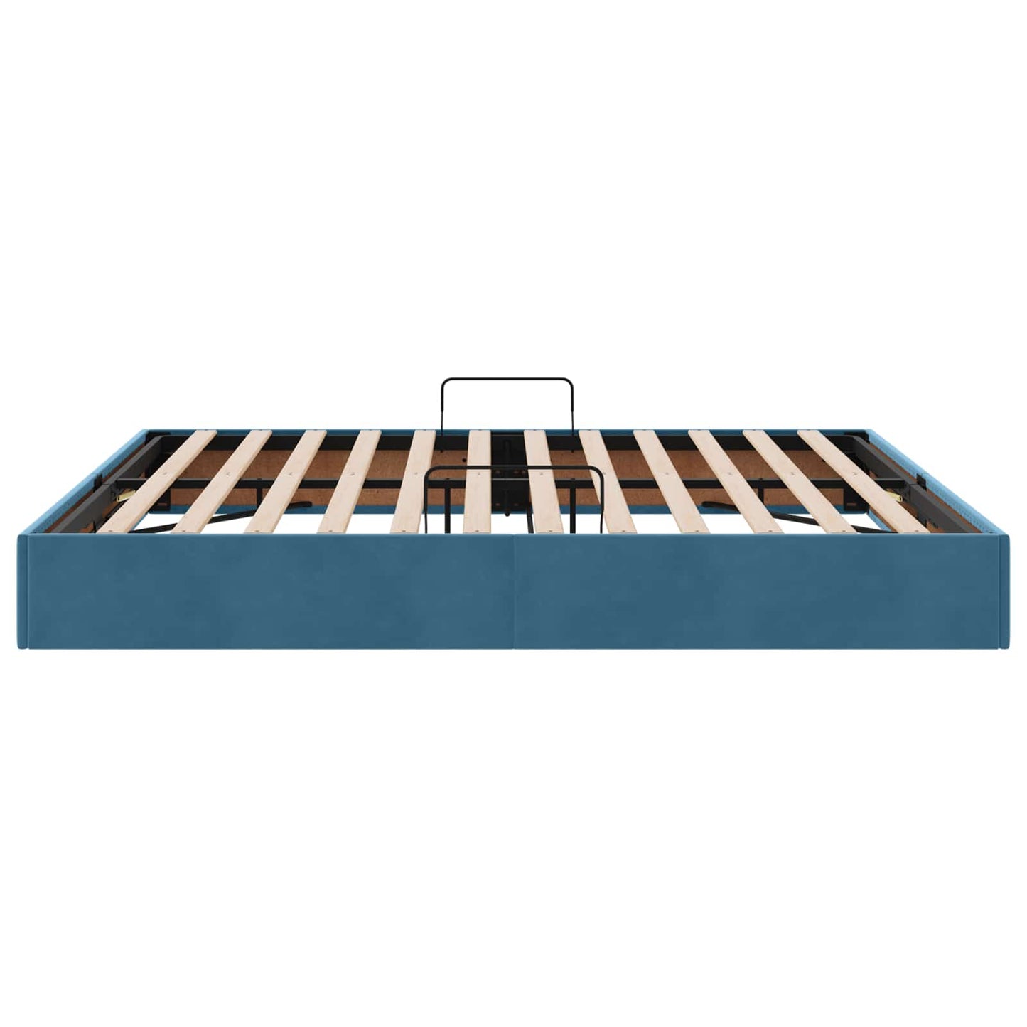 vidaXL Κρεβάτι Οθωμανικού Τύπου Σκούρο Μπλε 180 x 200 cm Βελούδο