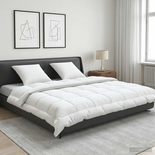 vidaXL Σέτ Παπλώματος και Μαξιλαριού 3 τμχ. 220x240 εκ Καλοκαίρι Μαλλί