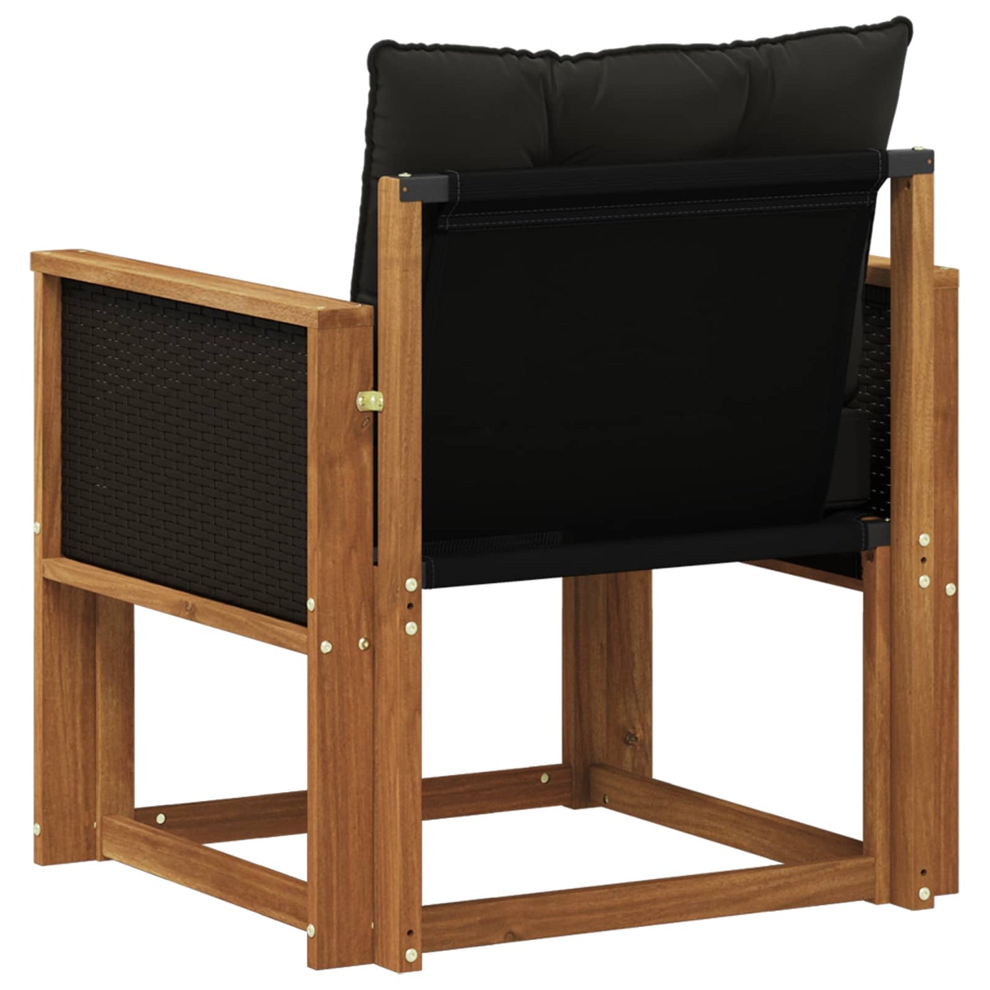 vidaXL Μεσαίος καναπές εξωτερικού χώρου Στερεό Ξύλο Ακακίας Φυσικό