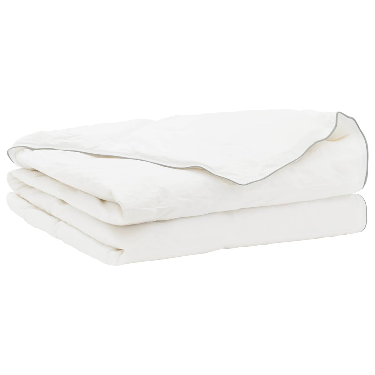 vidaXL Πάπλωμα FULDA 200 x 240 cm Καλοκαίρι 100 GSM 90% Χήνας Λευκό