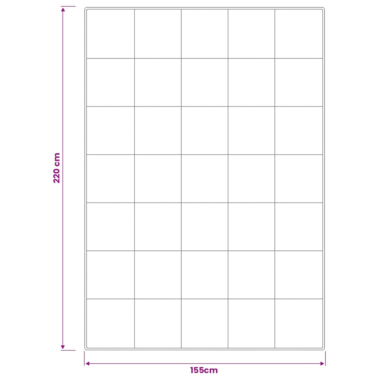 vidaXL Πάπλωμα FULDA 155 x 220 cm Καλοκαίρι 100 GSM 90% Χήνας Λευκό