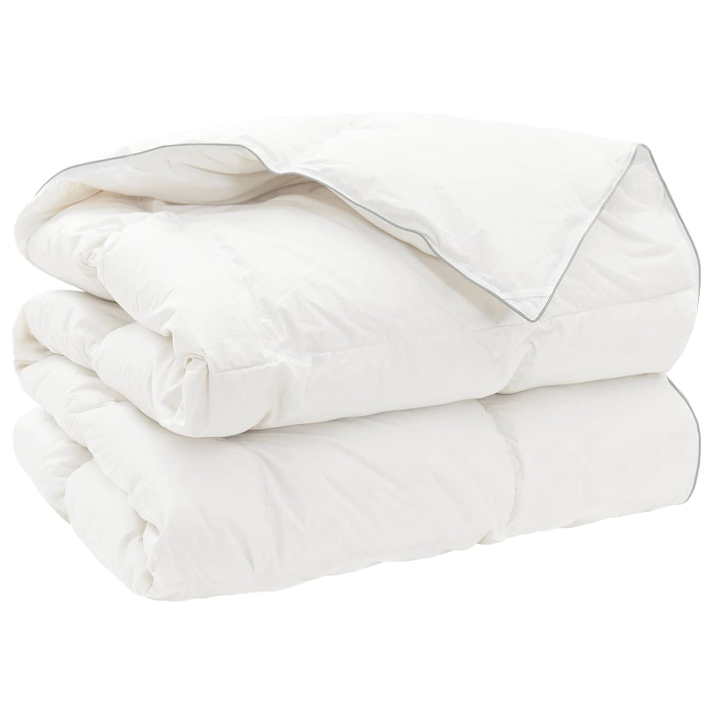 vidaXL Πάπλωμα FULDA 200 x 220 cm 4 Εποχές 210 GSM 90% Χήνας Λευκό