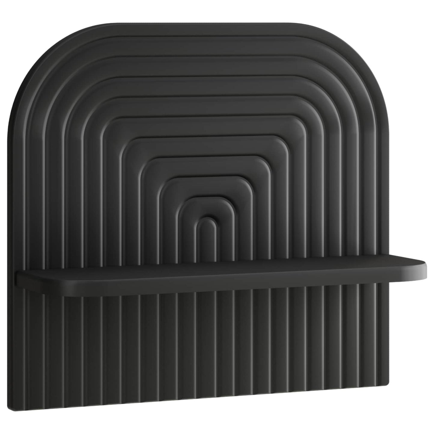 vidaXL Ράφι Τοίχου 2 τμχ. Μαύρο 41 x 13,5 x 37,5 cm Επεξεργασμένο Ξύλο