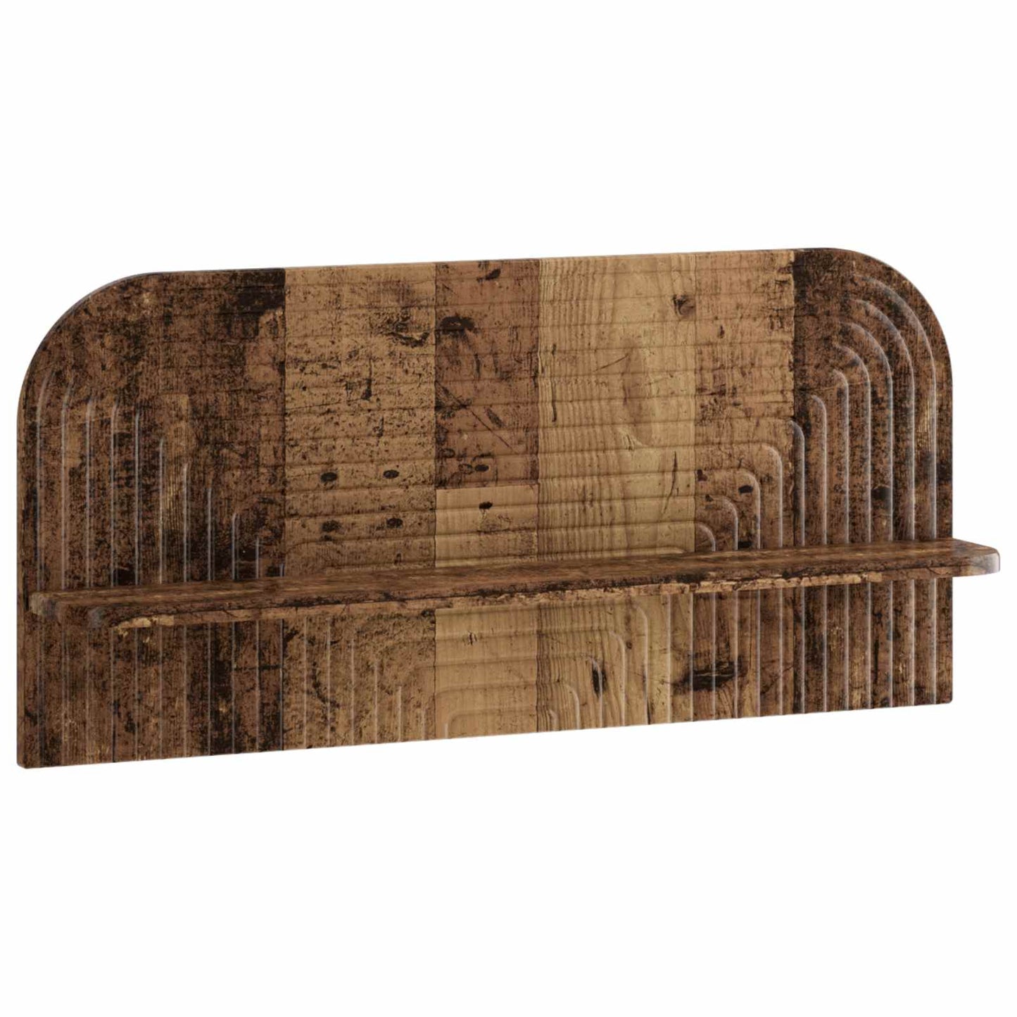 vidaXL Ράφι Τοίχου 2 τμχ. Παλαιωμένο ξύλο 80,5 x 13,5 x 37,5 cm