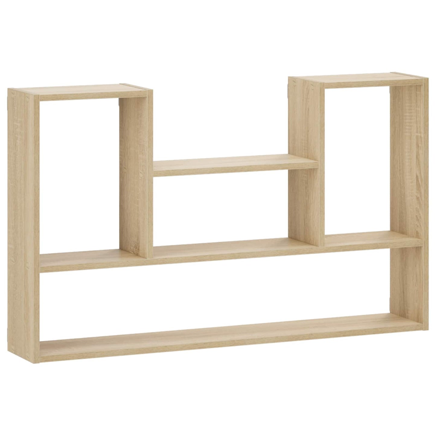 vidaXL Ράφι Τοίχου Sonoma Δρυς 100 x 17 x 60 cm Επεξεργασμένο Ξύλο