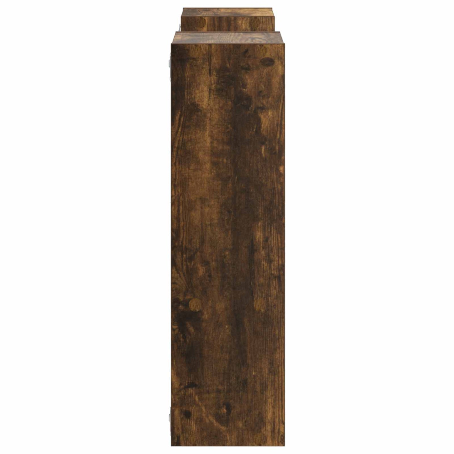 vidaXL Ράφι Τοίχου Καπνισμένο Ξύλο Δρυός 100 x 17 x 60 cm