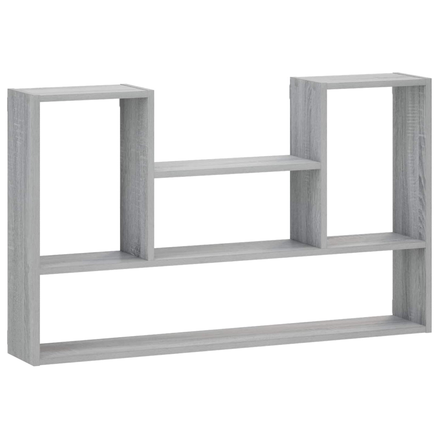 vidaXL Ράφι Τοίχου Γκρι Sonoma 100 x 17 x 60 cm Επεξεργασμένο Ξύλο
