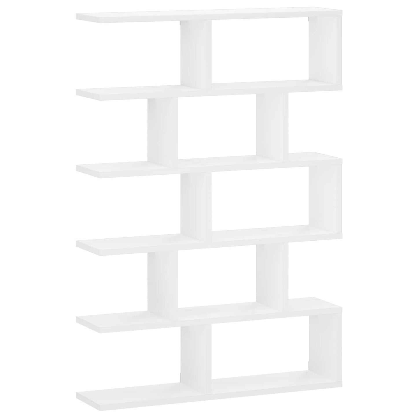 vidaXL Ράφι Τοίχου Λευκό 70 x 17 x 101 cm Επεξεργασμένο Ξύλο