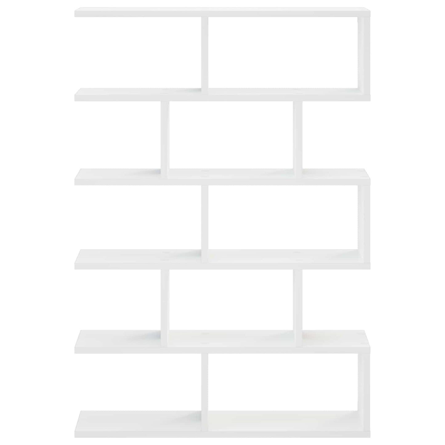 vidaXL Ράφι Τοίχου Λευκό 70 x 17 x 101 cm Επεξεργασμένο Ξύλο