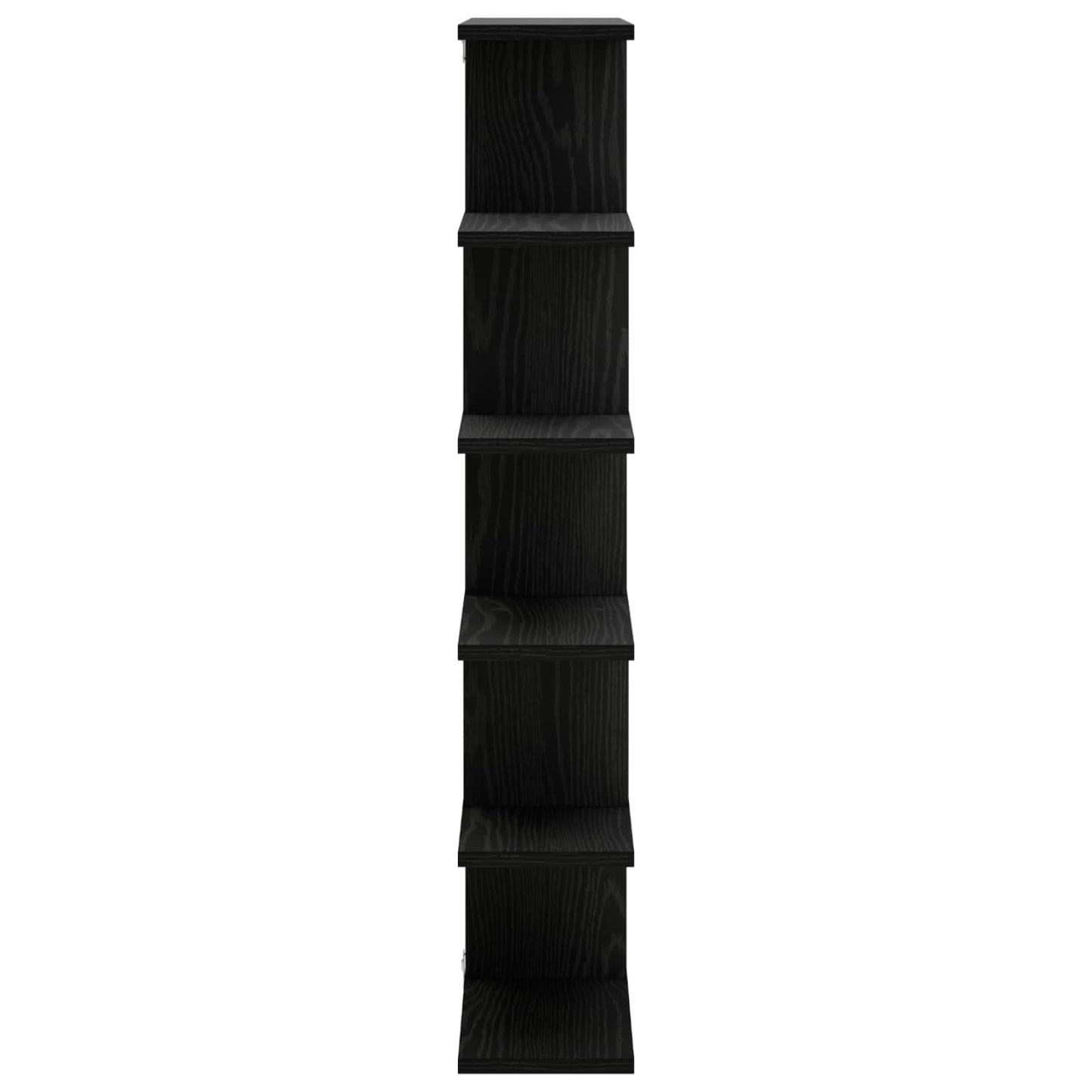 vidaXL Ράφι Τοίχου Μαύρη Δρυς 70 x 17 x 101 cm Επεξεργασμένο Ξύλο