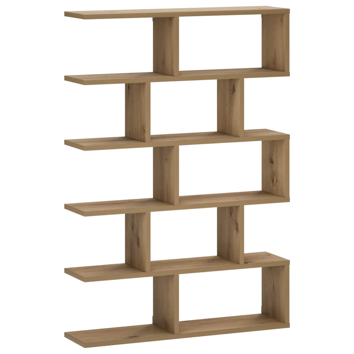 vidaXL Ράφι Τοίχου Artisan Δρυς 70 x 17 x 101 cm Επεξεργασμένο Ξύλο