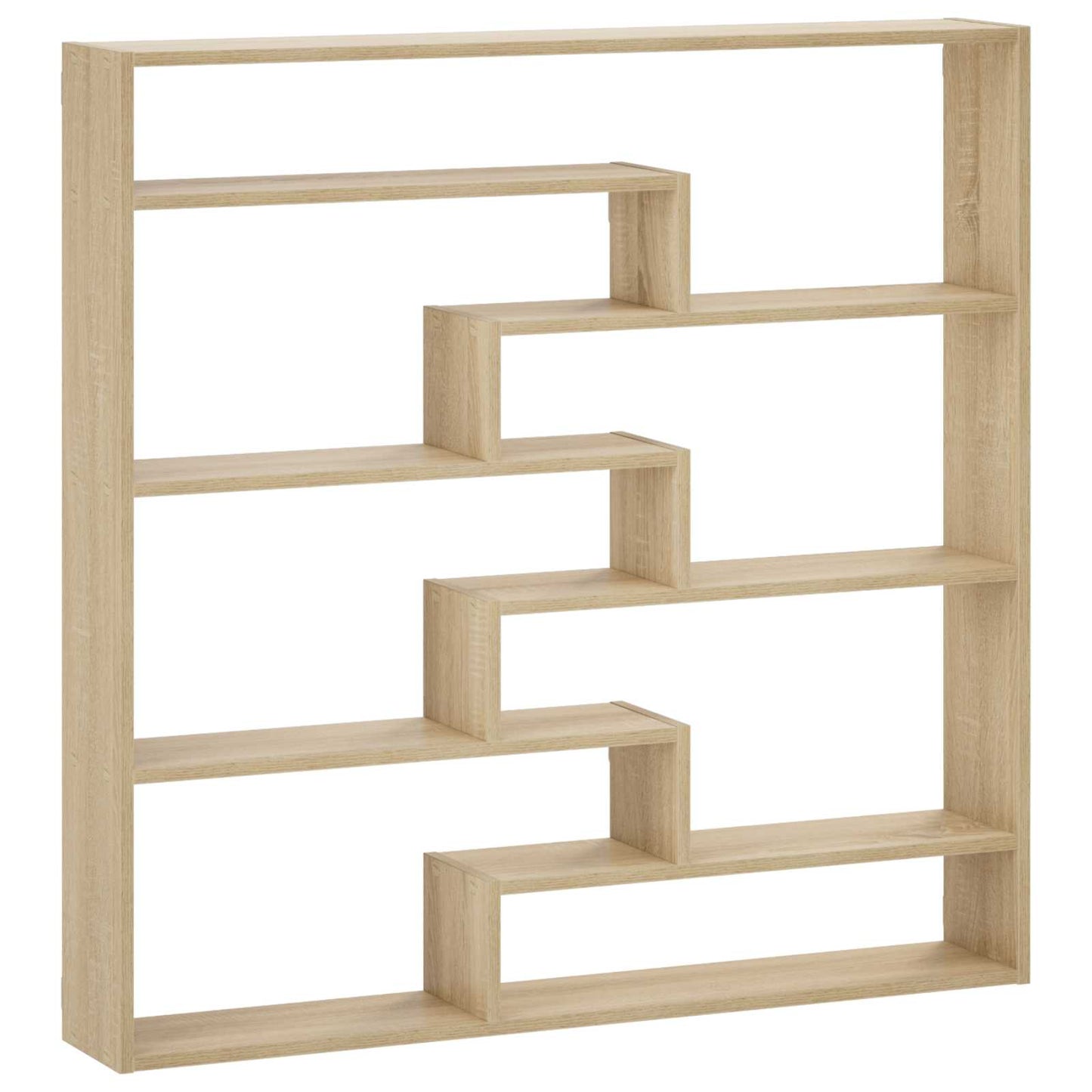 vidaXL Ράφι Τοίχου Sonoma Δρυς 103 x 17 x 102 εκ. Επεξεργασμένο Ξύλο