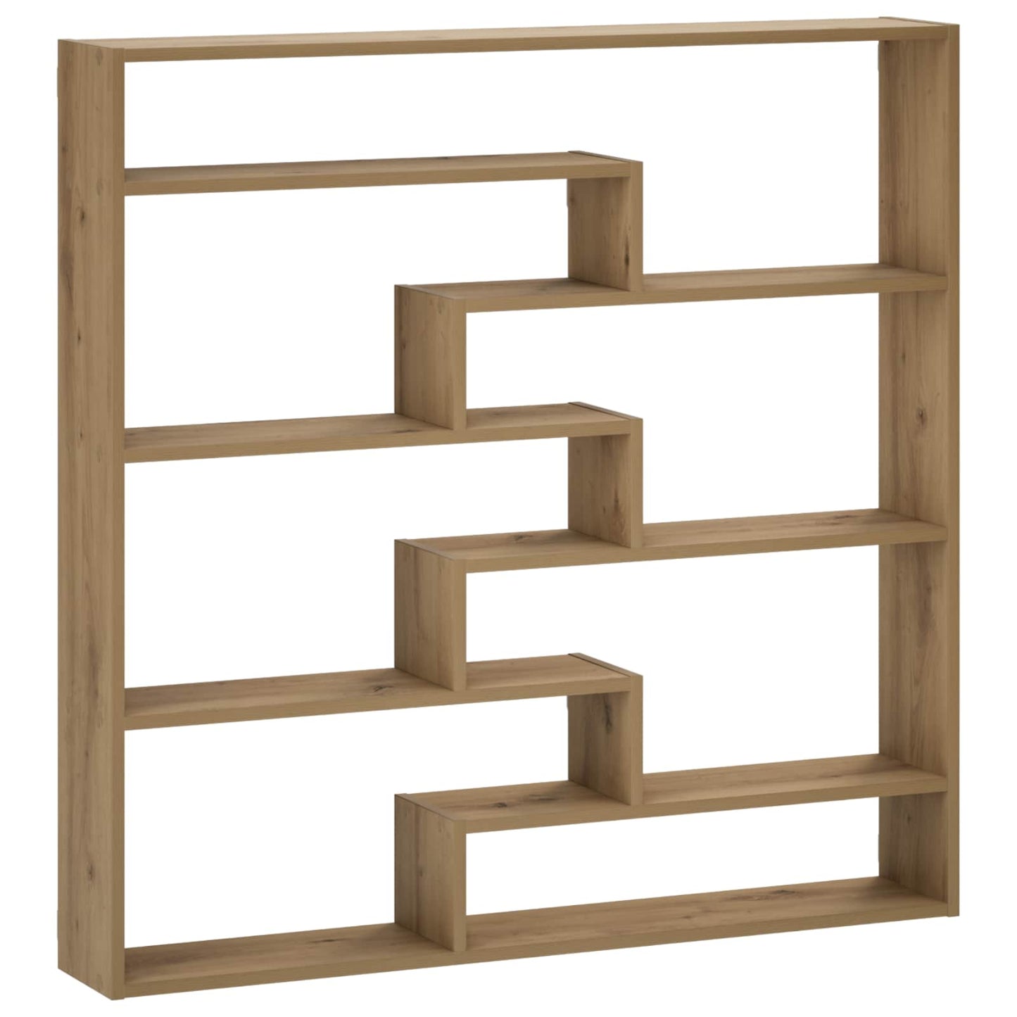 vidaXL Ράφι Τοίχου Artisan Δρυς 103 x 17 x 102 εκ. Επεξεργασμένο Ξύλο