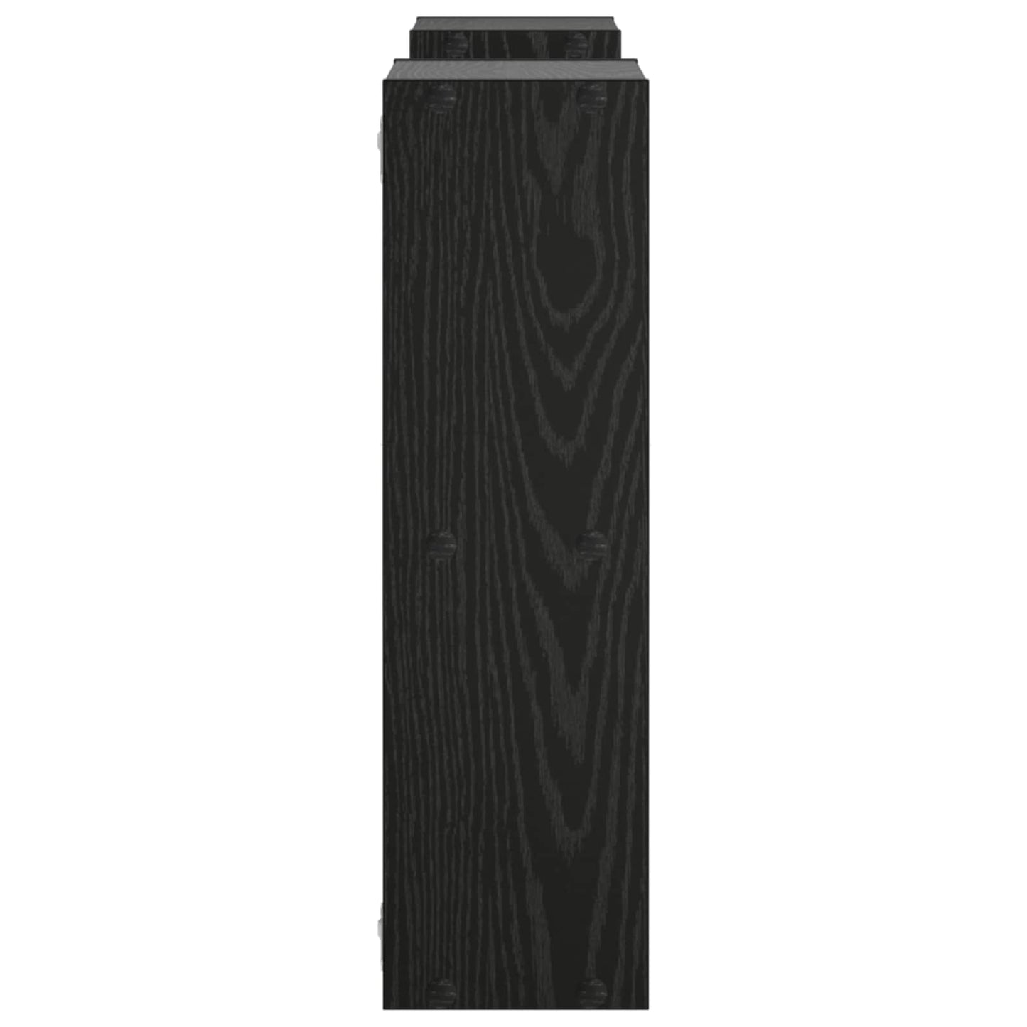 vidaXL Ράφι Τοίχου Μαύρη Δρυς 102 x 17 x 59 εκ. Επεξεργασμένο Ξύλο