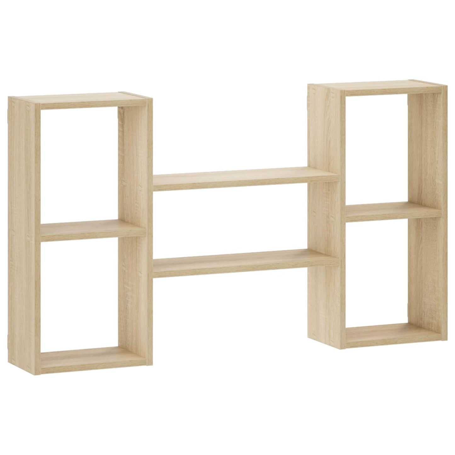 vidaXL Ράφι Τοίχου Sonoma Δρυς 102 x 17 x 59 εκ. Επεξεργασμένο Ξύλο