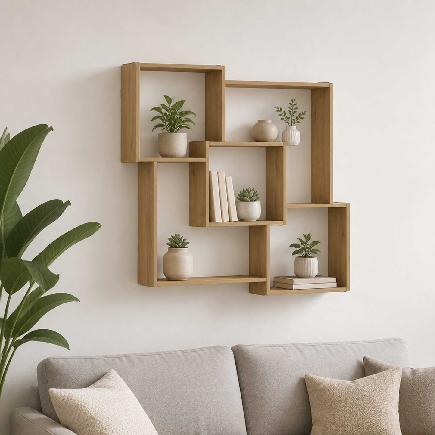 vidaXL Ράφι Τοίχου Artisan Δρυς 98 x 17 x 91 cm Επεξεργασμένο Ξύλο