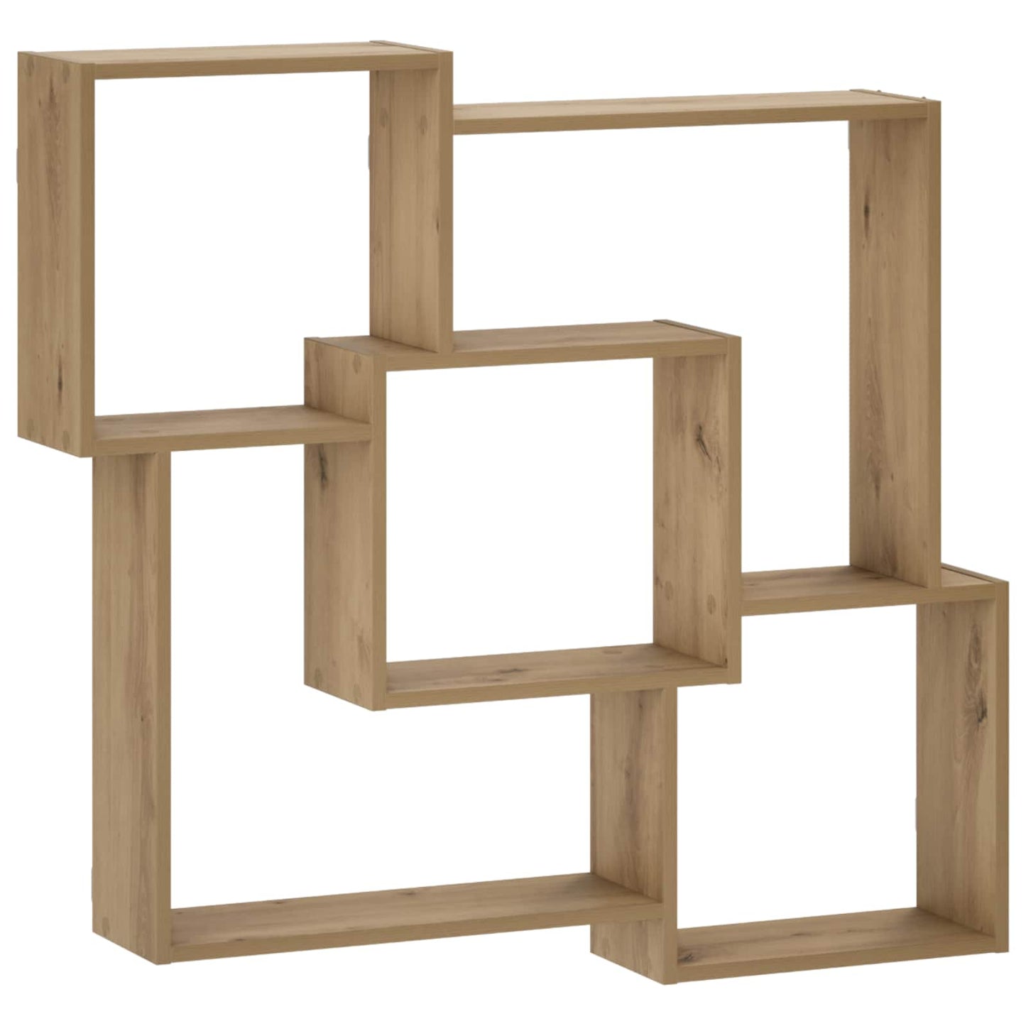 vidaXL Ράφι Τοίχου Artisan Δρυς 98 x 17 x 91 cm Επεξεργασμένο Ξύλο
